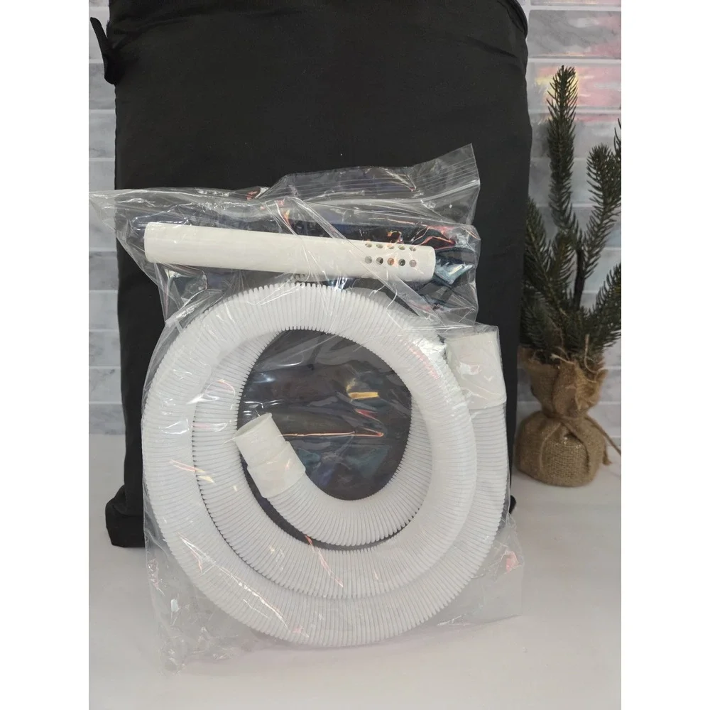 New 12 Ft Round Pool Cover w/ Auto Drain – UV, Water, Debris Resistant